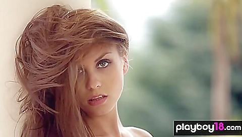 Sexy young blonde swallows cum