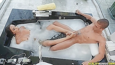 Sexy blonde gets her tight pussy pounded