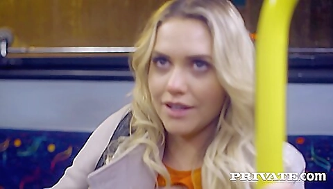 Sexy blonde fucked in a hot tub