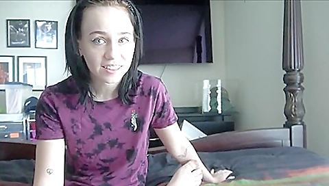 Sexy brunette fucked in the ass and