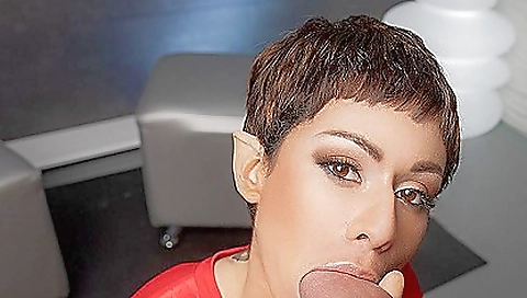 Hot girl takes an older cock in her ass