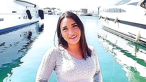 Hotest big tits gets her tight pussy