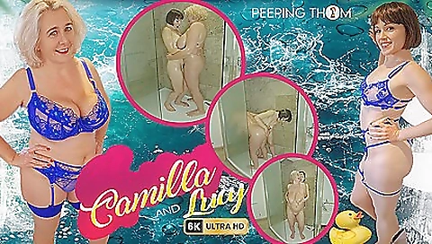 Maria, black babe with two men