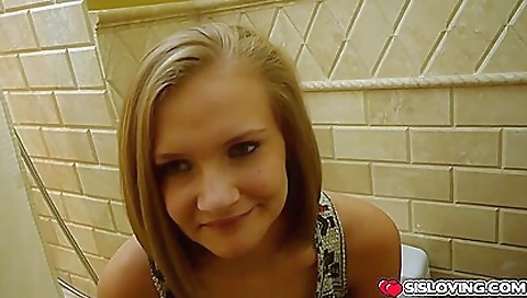 Sultry blonde with a massage and drilled